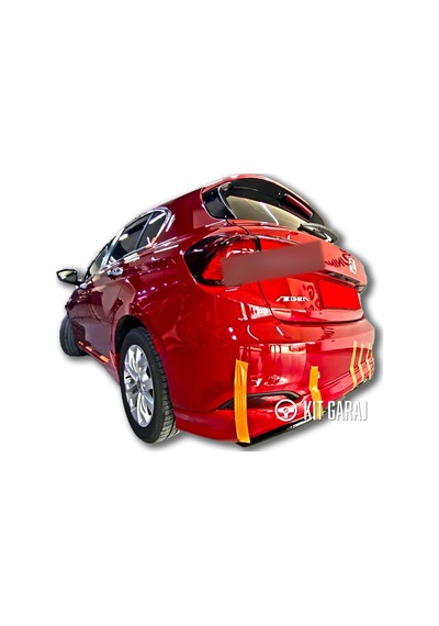 Kit Garaj Fiat Egea Hb Arka Ek Plastik Boyasız