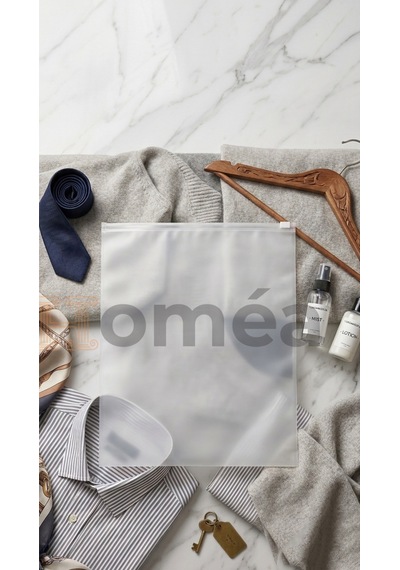 10 Lu Fermuarlı Organizer Çanta Seti 30x30 Cm Çok Amaçlı Makyaj, Seyahat Ve Düzenleme Çantası Şeffaf