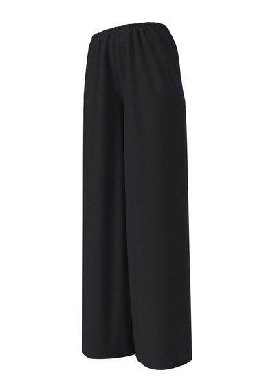 Calvin Klein Kadın Siyah Geniş Paçalı Pantolon-13584 Siyah