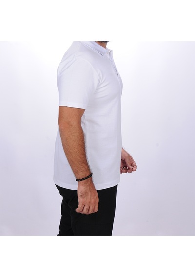 Polo Yaka Tshirt Beyaz