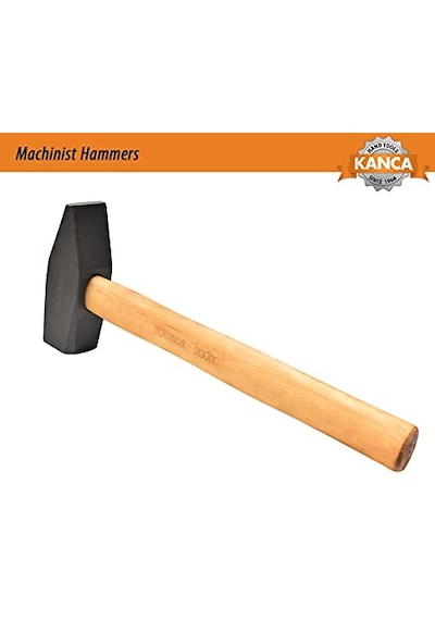 Özel Isıl Işlemli Ergonomik Ahşap Saplı Dövme Çelik Çekiçi 2000gr