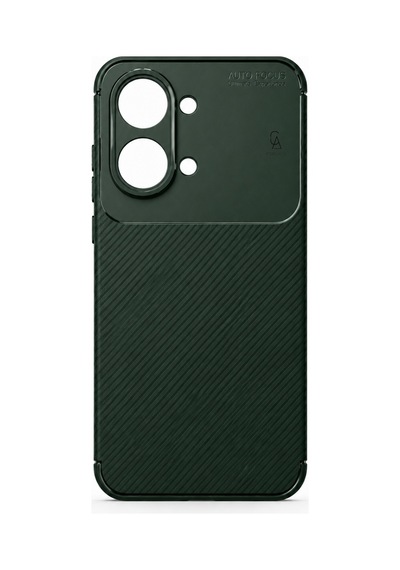 Xiaomi Poco X8 Pro Max Uyumlu Kılıf Karbon Tasarım Kamera Korumalı Silikon Telefon Kılıfı Kapak Yeşil