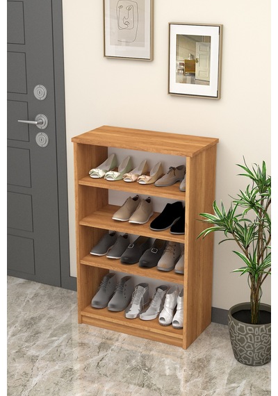 Asra Trend 4 Katlı Açık Raflı Ayakkabılık A-31 %100 MDF Modern Bot Uyumlu Düzenleyici Petra Asra Trend 4 Katlı Açık Raflı Ayakkabılık A-31 %100 MDF Modern Bot Uyumlu Düzenleyici Petra