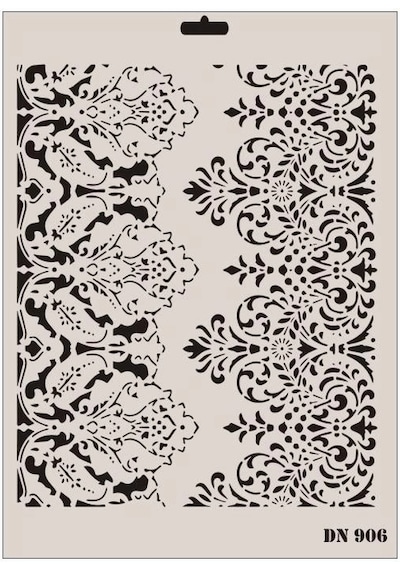 Mey İthalat Rich Dantel Seri Dn-906 Stencil 35x25 Cm
