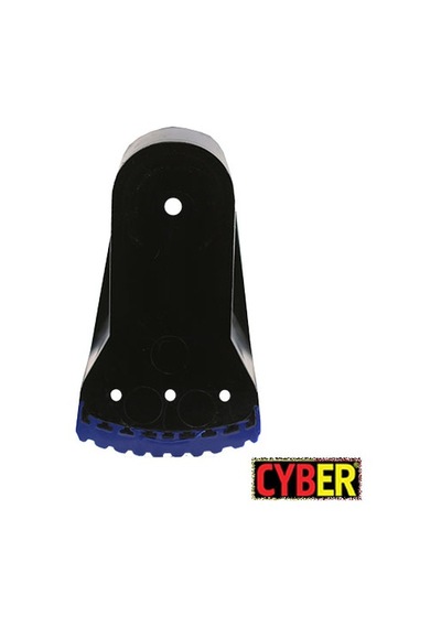 30x60 Plastik Elips Merdiven Tapası Siyah-Mavi