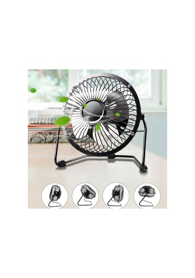 Masa Üstü Usb Fan Soğutucu Vantilatör Klima Metal Serinletici Fan