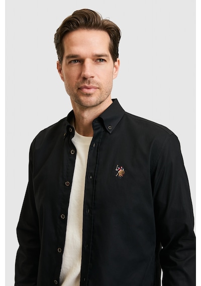 U.S. Polo Assn. U.s. Polo Assn. Erkek Siyah Gömlek Basic 50320242-vr046