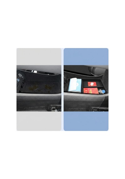 Red Lion Parts Byd Seallion 7 Uyumlu Orta Konsol Altı Esnek Silikon Saklama Kutusu Organizer