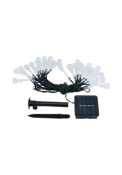 Hubrendy Emin 7m 50 Led Damla 8 Fonksiyonlu Solar Panelli-rgb