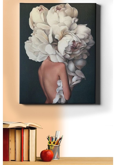 Webstyle Sayılarla Boyama Seti Kasnaklı Çiçek Kadın 9 50 X 65 Cm