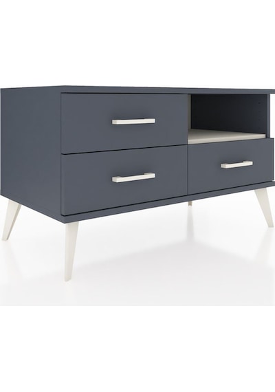 Hyperion Şifonyer Tek Raflı 3 Çekmeceli 88x44x48 Antrasit-aytaşı/antrasit Aytaşı/antrasit Hyperion Şifonyer Tek Raflı 3 Çekmeceli 88x44x48 Antrasit-aytaşı/antrasit Aytaşı/antrasit