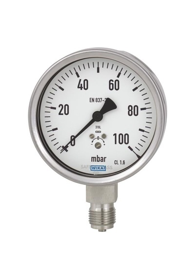 Wika Model 633.50 Cl. 1.6 Capsule Pressure Gauge