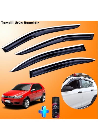 Fiat Palio Mügen Cam Rüzgarlığı Abs Nikelaj Krom Cam Rüzgarlığı Tüm Kasalar + Ebrayn 150ml Koku