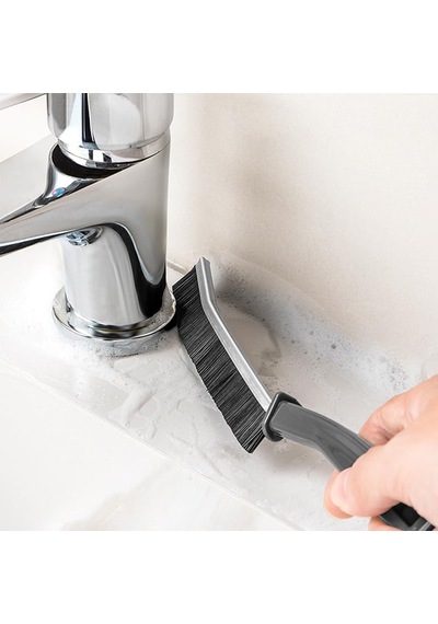 Boşluk Temizleme Fırçası, 2 Adet Sert Kıllı Köşe Temizleme Fırçası Paketi, Mutfak, Banyo, Boşluklar, Köşeler, Küçük Alanlar İçin Çok İşlevli Derz Temizleme Fırçası