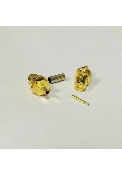 RP SMA Dişi RG316 RG174 RG188 LMR100 Sıkmalı Kablo Konnektörü