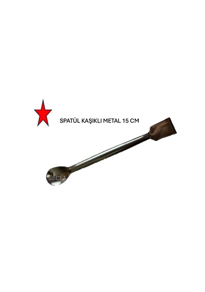 Spatül Kaşıklı Metal 15 Cm Eğitim Amaçlı