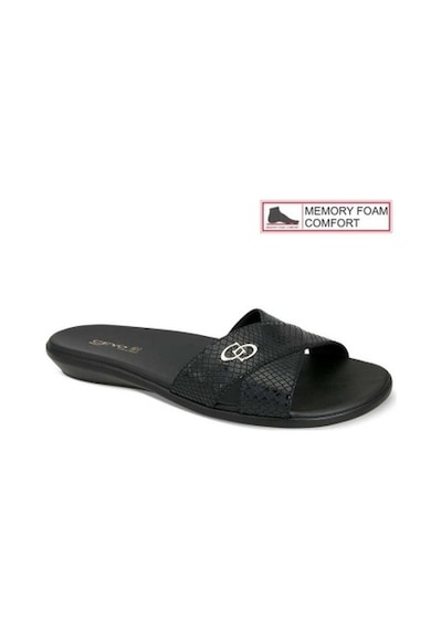 Ceyo 9827-8 Kadın Anatomic Terlik Siyah