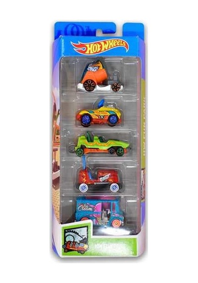 Mattel 01806 Hw 5 Li Araba Seti Nhr Standart