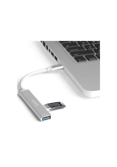 Dark Connect Master X4 Dk Ac Usb310C 4Port Type C Beyaz Usb Çokl