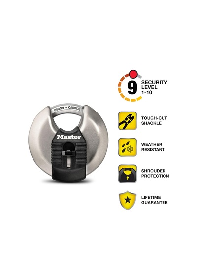 Master Lock M50xd Magnum Ağır Hizmet Paslanmaz Çelik Discus Asma