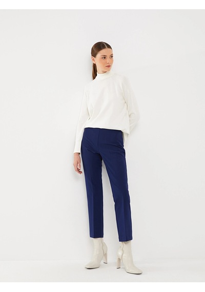 Lc Waikiki Lcw Modest Lacivert Kadın Standart Fit Düz Pantolon Lıght Navy