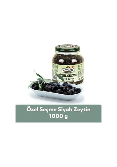 Özel Seçme Gemlik Siyah Zeytin 1 Kg