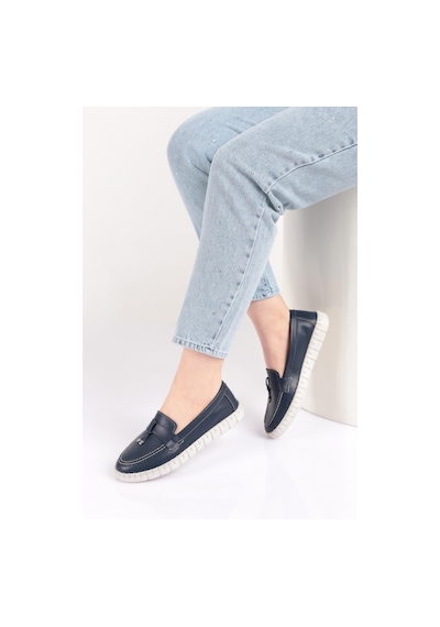 Dgn P39 Kadin İp Desenli Comfort Ayakkabi P39-1512-R1078 Lacivert