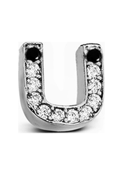 Argentum Concept - Ü Harfi Çivili Gümüş Tek Küpe - K083701