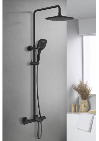 Eva Banyo Fontana Fm-2355 Siyah Duş Ünitesi Diğer