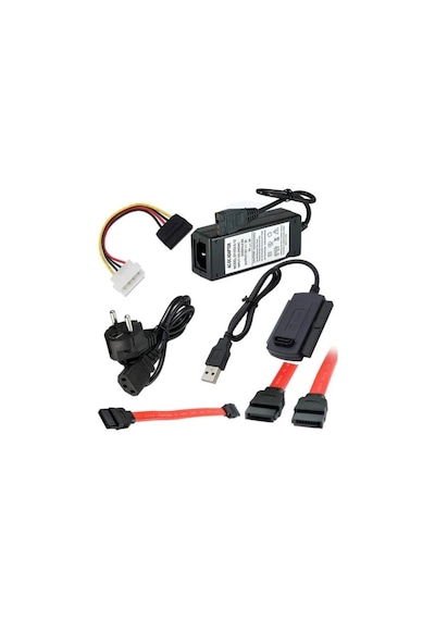 Usb Sata Ide Adaptörlü Çevirici Usb To 2.5 / 3.5 / 5.25