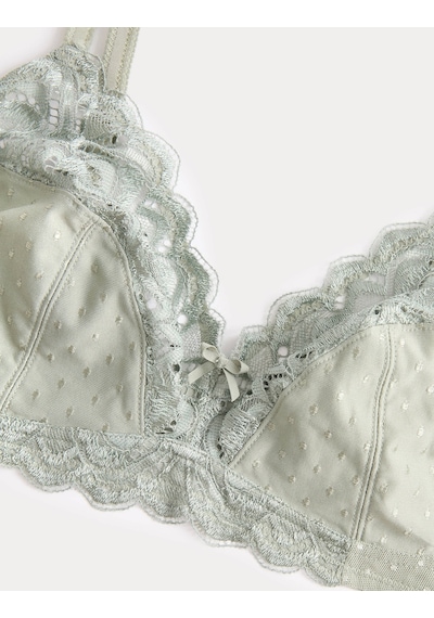 Marks & Spencer Amelia Dantelli Balensiz Full Cup Sütyen T33007016 Yeşil