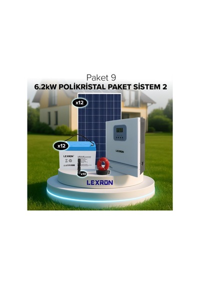 6.2kw Jel Akülü Solar Paket Sistem 2 Paket 9