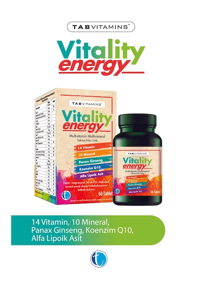 Tabvitamins Vitality Energy Multivitamin Multimineral 60 Tablet