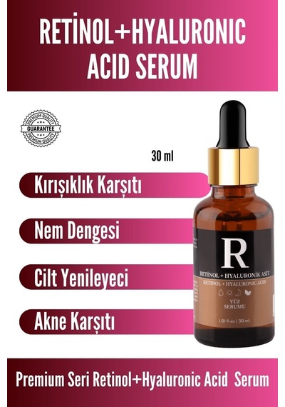 Retinol Içeren Leke Ve Kırışıklık Karşıtı, Aydınlatıcı Ve Nemlendirici Serum 30 Ml