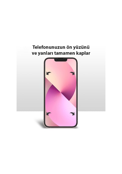 Apple Uyumlu   iPhone 13 Pro 6.1 Ön Arka Full Koruyucu Nano Hidrojel Film Seti Şeffaf