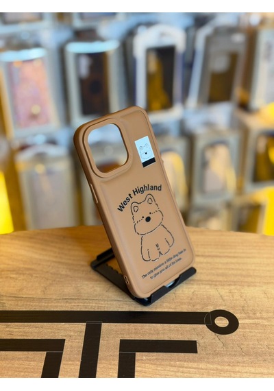 Apple Apple iPhone 14 Pro Max Uyumlu Sevimli Hayvan Figürlü Yumuşak Silikon Telefon Kılıfı