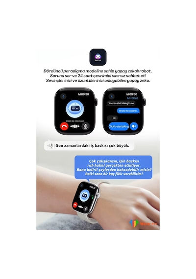 Wearfitpro Hk11 Pro Max 49mm Amoled Ekran Yeni Nesil Chat Bot Destekli Yeni Özelliklere Sahip Akıllı Saat