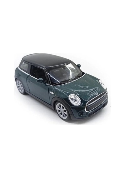 Cooper Diecast Metal Oyuncak Araba 11 Cm Çek Bırak Yeşil Çok Renkli