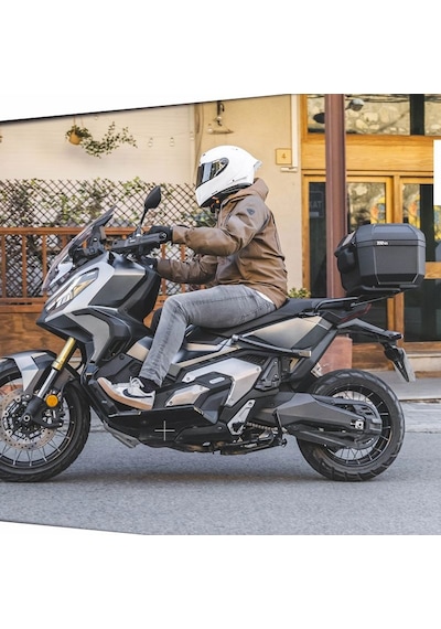 Tr41 Silver Motosiklet Arka Çanta 41 Litre Kapasiteli Top Case Motor Çanta Alümimyum Çok Renkli