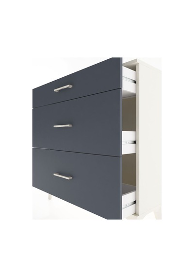 Arges Şifonyer 3 Çekmeceli 88x30x96 Aytaşı-antrasit Aytaşı