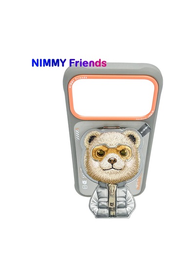 Apple Uyumlu iPhone 17 Magsafe Stand Özellikli 3d Gözlük Ve Fermuarlı Bear Nakışlı Cool Cute 2.0 Kılıf 11a Şeffaf Apple Uyumlu iPhone 17 Magsafe Stand Özellikli 3d Gözlük Ve Fermuarlı Bear Nakışlı Cool Cute 2.0 Kılıf 11a Şeffaf