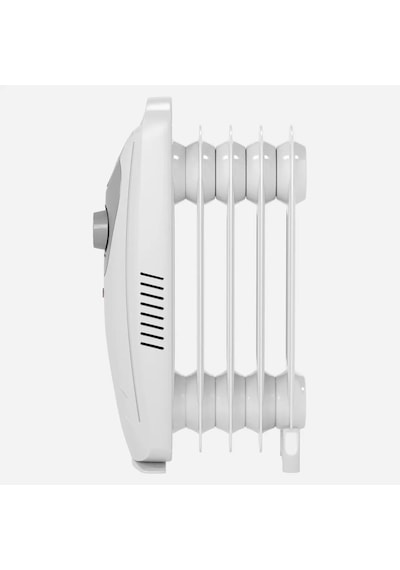 Mini 600 W 5 Dilim Elektrikli Termostatlı Radyatör Beyaz