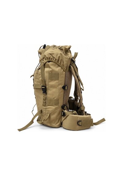 Su Geçirmez Outdoor Sırt Çantası - Dağcı Çantası - Savage Ventura 60lt - Kum Çok Renkli
