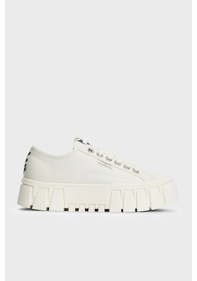 Tommy Jeans Zebra Desenli Platform Sneaker Ayakkabı Kadın Ayakkabı En0en03070 Ybı Beyaz