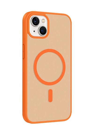 Zore Apple Uyumlu iPhone 13 Kılıf M-safe Şarj Özellikli Zore Babet Kapak - Siyah