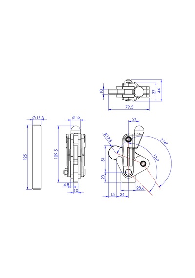 Goodhand Gh-70310 Ağır Hizmet Tipi Toggle Kelepçe 500 Kg Kapasi