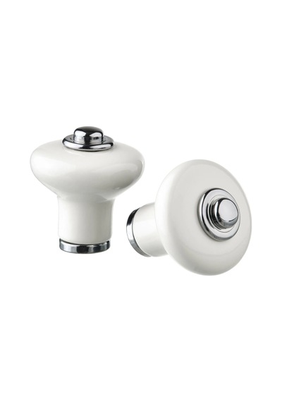 Ikea Klıngstorp 2'li Mobilya Kulpu 23 Mm Krom - Beyaz