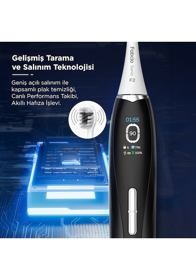 Fabcio Mysmile Sonic Pro Aı Şarjlı Diş Fırçası + Diş Beyazlatma Serumu Hediye