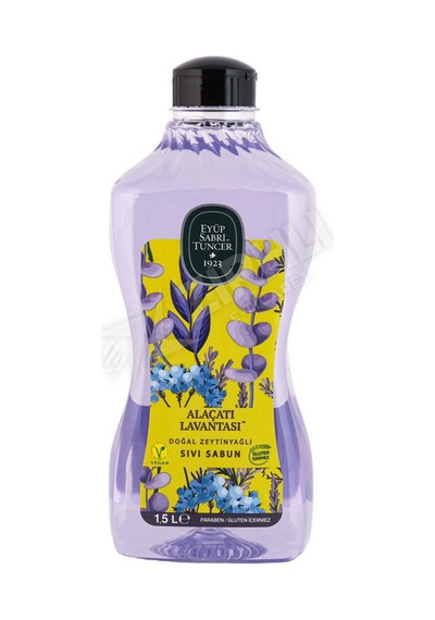 5 Adet Eyüp Sabri Tuncer Sıvı Sabun 1.5 Lt Alaçatı Lavantası