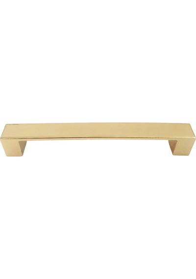 Bihter Düz Kulp 128 Mm Altın Mutfak Kulpu Çekmece Dolap Kapak Kulbu Metal Mobilya Dolabı Kulpları